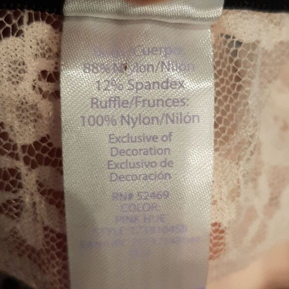 Secret Treasures Pink Lace Baby Doll Set - Picture 10 of 15